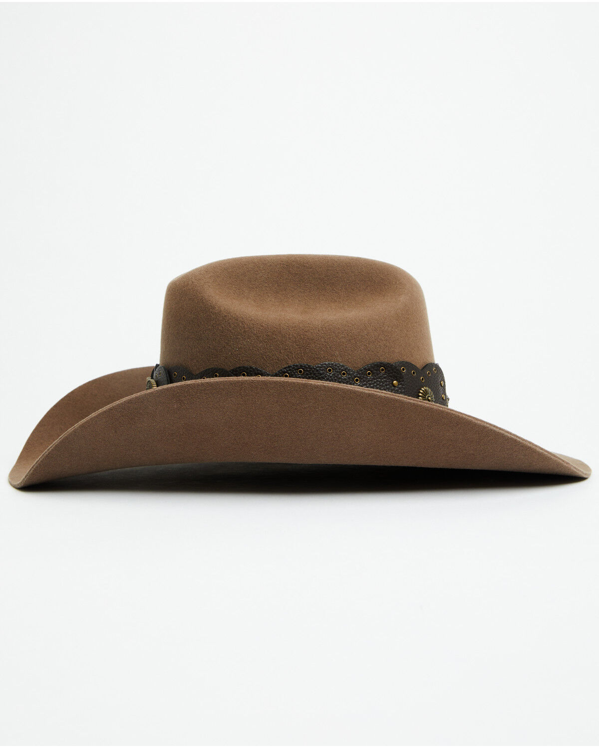 Image #3 - Shyanne Women's Juliet Heart Concho Wool Felt Cowboy Hat, Brown, hi-res