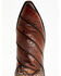 Image #6 - Dan Post Men's Exotic Wrapped Ostrich Leg Western Boots - Snip Toe , Tan, hi-res