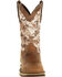 Image #4 - Rebel by Durango Men's Desert Camo Western Performance Boots - Square Toe, Brown, hi-res