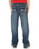 Image #1 - Wrangler Boy's 20X Vintage No. 42 Boot Cut Jeans, Blue, hi-res