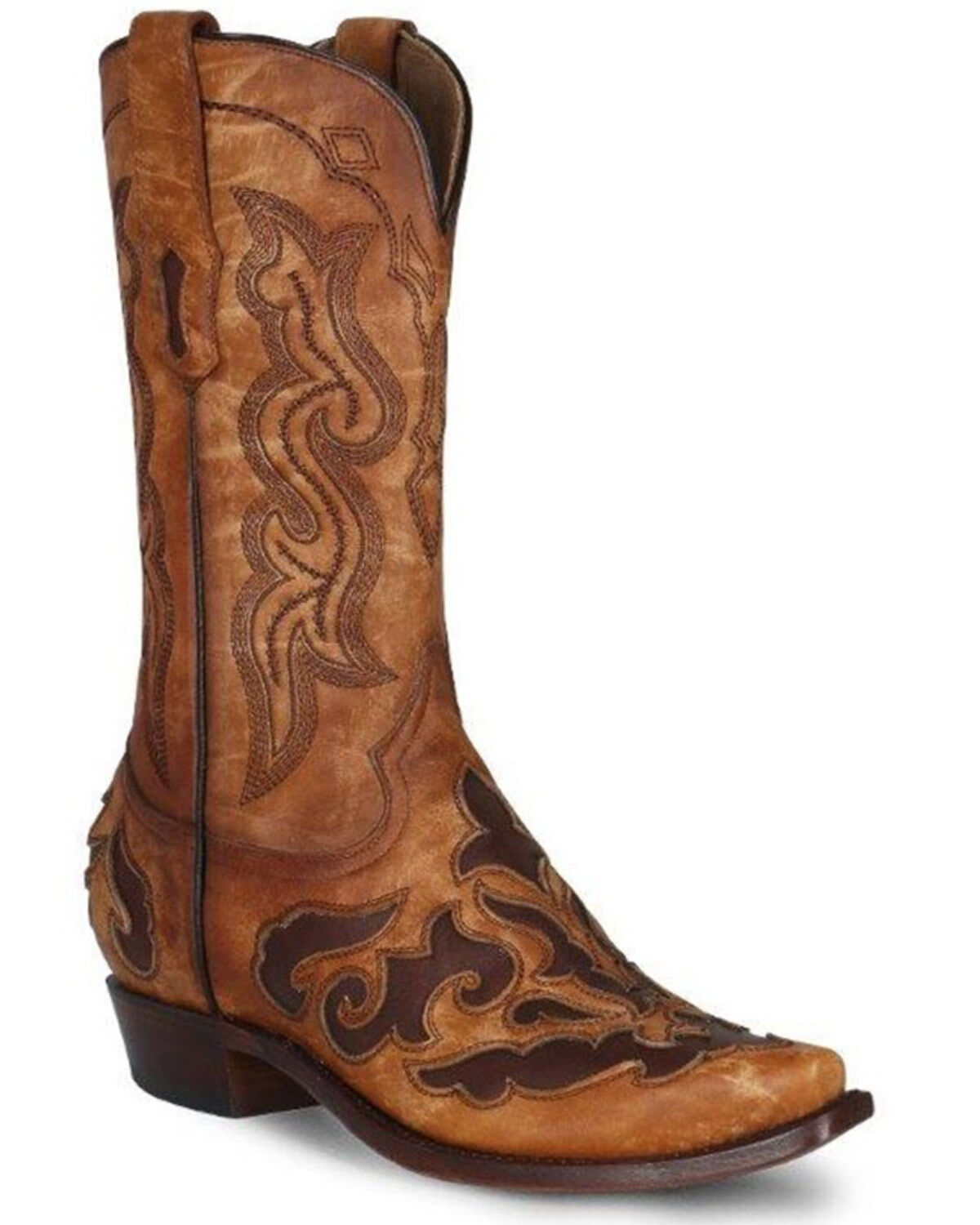 Image #1 - Corral Men's Inaly Western Boots - Snip Toe, Sand, hi-res