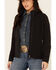 Image #3 - Ariat Women's Black Agile Logo Zip-Up Softshell Jacket, Black, hi-res