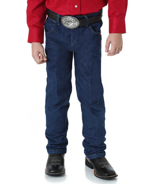 Image #2 - Wrangler Boys' ProRodeo Jeans Size 1-7, Indigo, hi-res