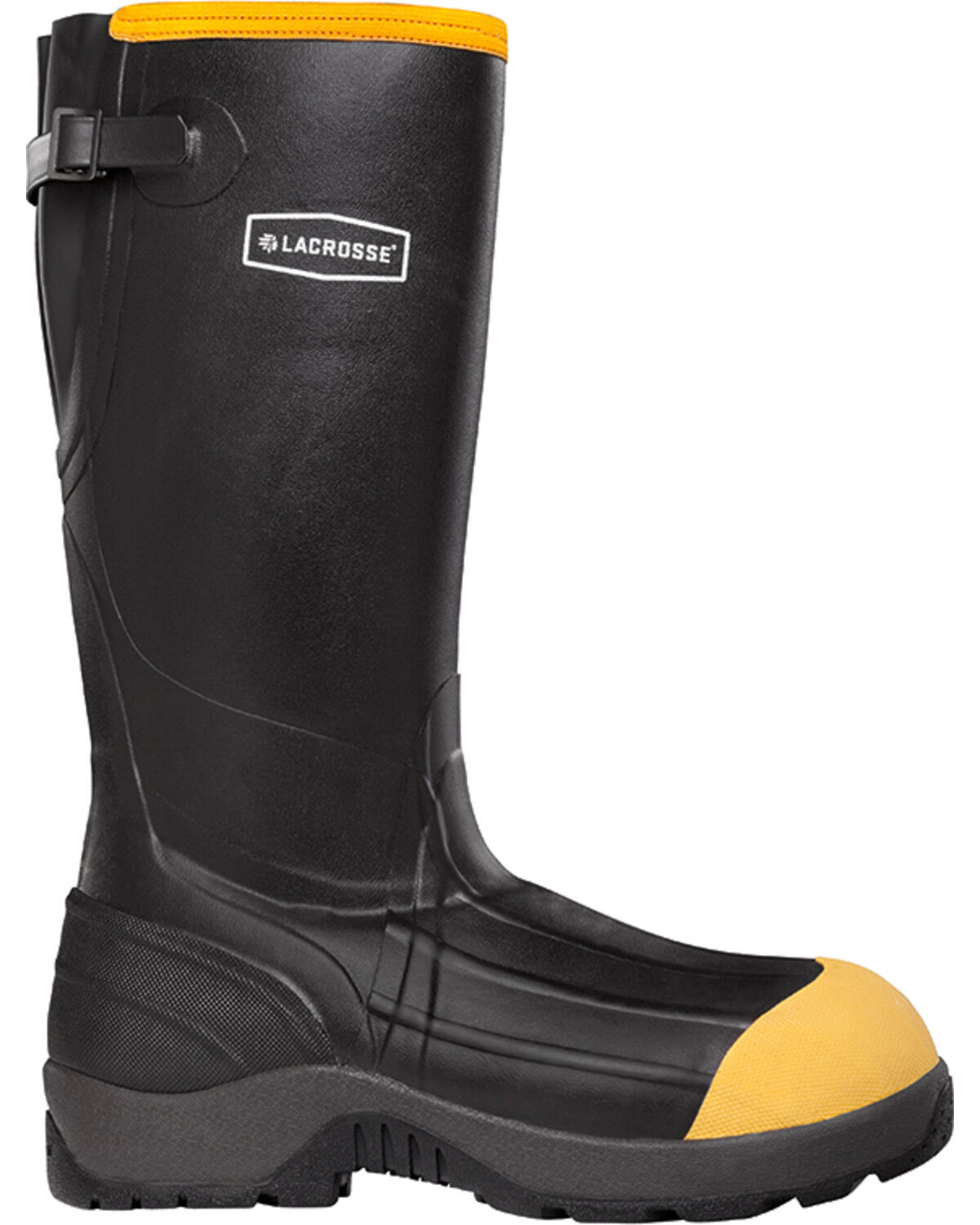 Lacrosse Men's Alpha Aggressive 800G Work Boots - Composite Toe, Black, hi-res