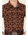 Image #3 - Cody James Boys' Bite The Bullet Southwestern Print Snap Western Shirt , Brown, hi-res