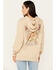 Image #3 - Cleo + Wolf Women's Whiskey Washed Oversized Hoodie, Wheat, hi-res