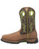 Image #3 - Dan Post Men's Storms Eye Waterproof EH Western Work Boots - Composite Toe , Brown, hi-res