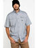 Image #1 - Ariat Men's Grey Rebar Made Tough Durastretch Vent Short Sleeve Work Shirt - Big, Heather Grey, hi-res