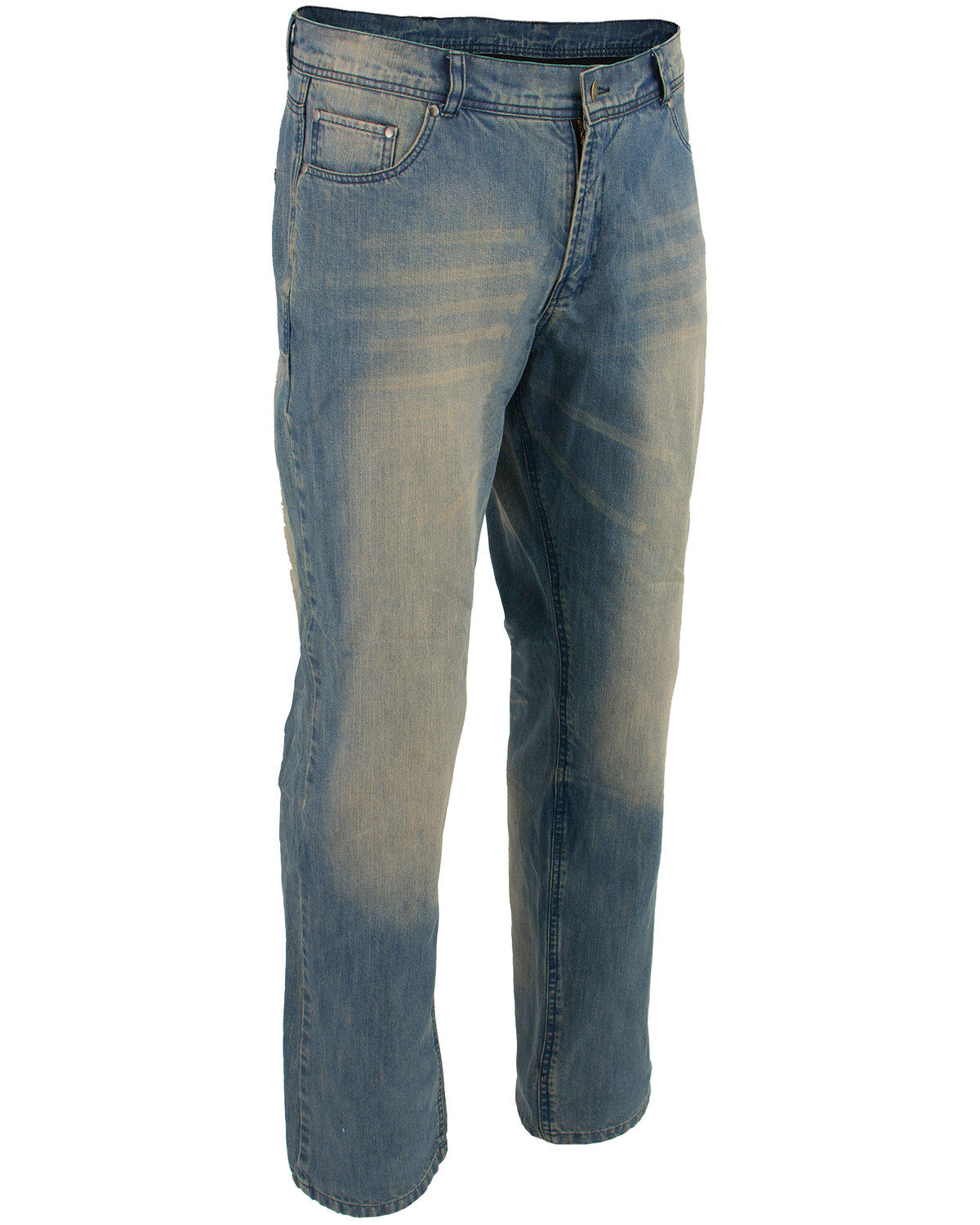 Image #1 - Milwaukee Leather Men's Blue 32" Denim Jeans Reinforced With Aramid - XBig, Blue, hi-res