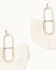 Image #1 - Shyanne Women's Luna Bella Fringe Earrings , Cream, hi-res