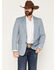 Image #1 - Circle S Men's Fort Worth Sport Coat, Heather Blue, hi-res