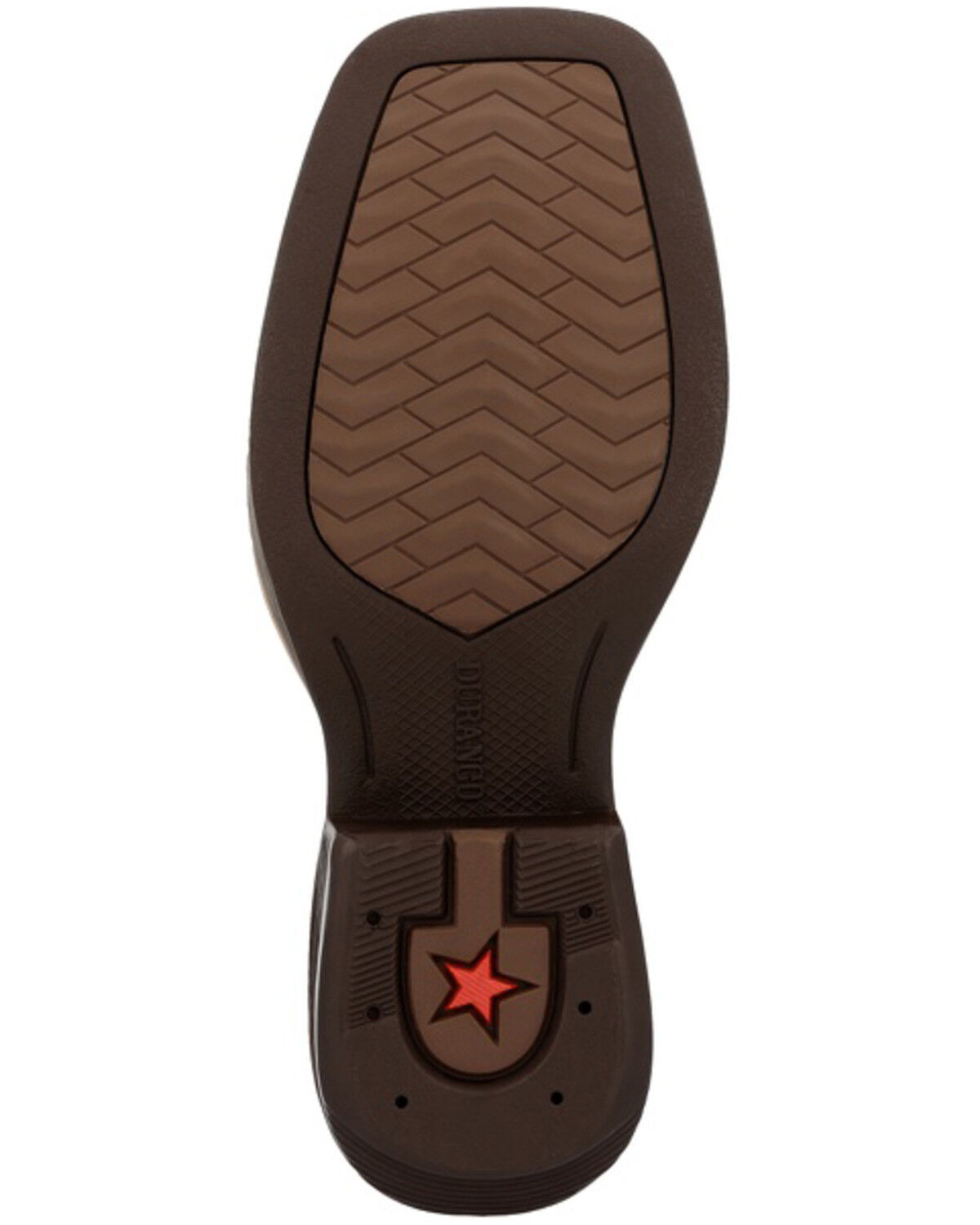 Image #7 - Durango Boys' Shyloh Western Boots - Broad Square Toe, Mahogany, hi-res