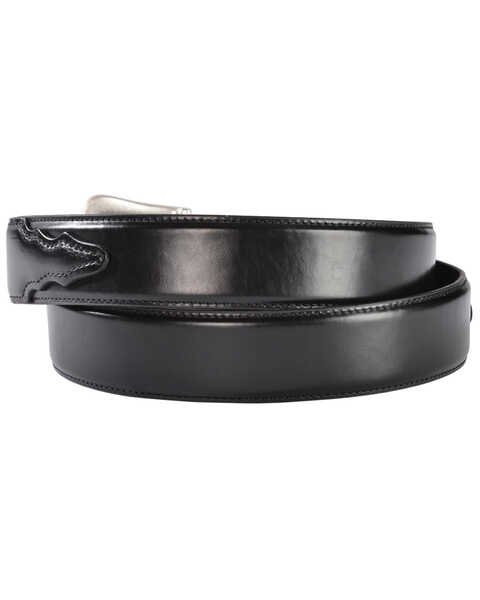 Image #2 - Nocona Men's Overlay Leather Western Belt, Black, hi-res