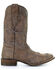 Image #2 - Corral Men's Barbed Wire Western Boots - Broad Square Toe, Brown, hi-res