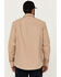 Image #4 - Hawx Men's All Out Woven Solid Long Sleeve Snap Work Shirt , Khaki, hi-res