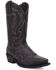 Image #1 - Laredo Men's Squire Stitched Western Boots - Snip Toe, Black, hi-res