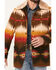 Image #3 - Pendleton Men's Multicolor Striped Brownsville Button-Down Long Coat, Olive, hi-res