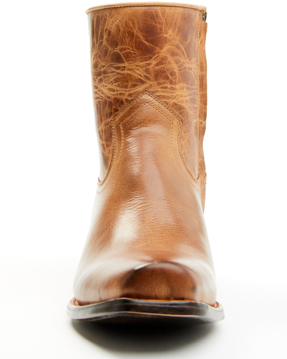 Image #4 - Moonshine Spirit&reg; Men's 8" Pancho Zipper Western Boots - Square Toe, Brown, hi-res