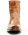 Image #4 - Moonshine Spirit Men's 8" Pancho Zipper Western Boots - Medium Toe, Brown, hi-res