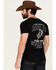 Image #1 - Cowboy Hardware Men's Ride It Like You Stole It Short Sleeve Graphic T-Shirt, Black, hi-res