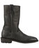 Image #2 - Frye Men's Nash Roper Western Boots - Broad Square Toe , Black, hi-res