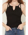 Image #3 - Miss Me Women's Studded Sleeveless Tank Top, Black, hi-res