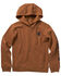 Image #1 - Carhartt Little Boys' Logo Graphic Hooded Sweatshirt , Brown, hi-res