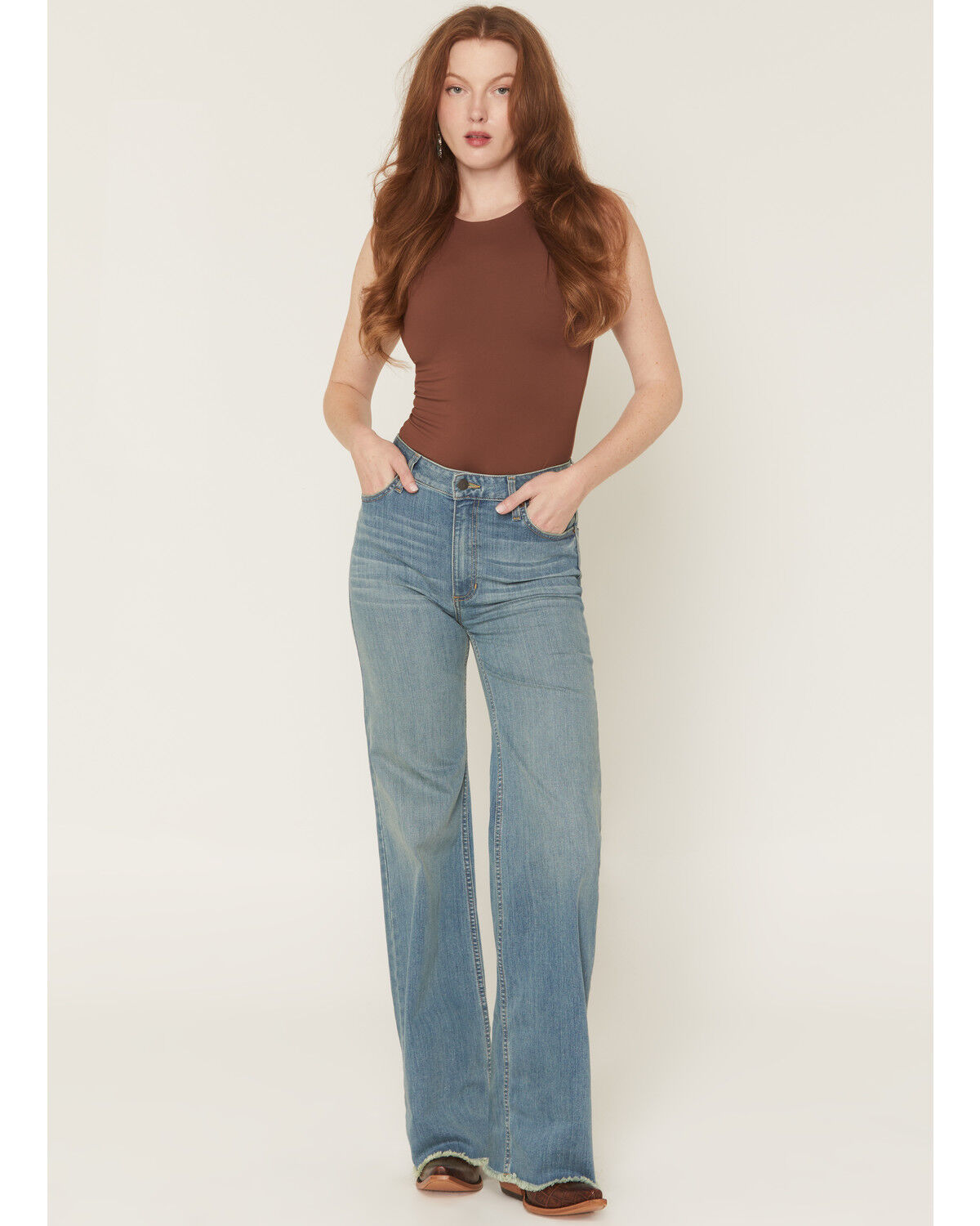 Image #1 - Kimes Ranch Women's Olivia Medium Wash High Rise Wide Leg Jeans, Medium Wash, hi-res
