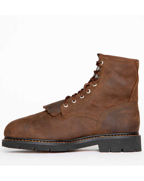 Image #3 - Cody James® Comp Toe Waterproof Kiltie Work Boots , Brown, hi-res