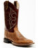 Image #1 - Cody James Boys' Ames Tonal Western Boots - Broad Square Toe, Brown, hi-res