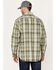 Image #4 - Carhartt Men's FR Force Loose Fit Twill Plaid Print Long Sleeve Button Down Work Shirt, Olive, hi-res