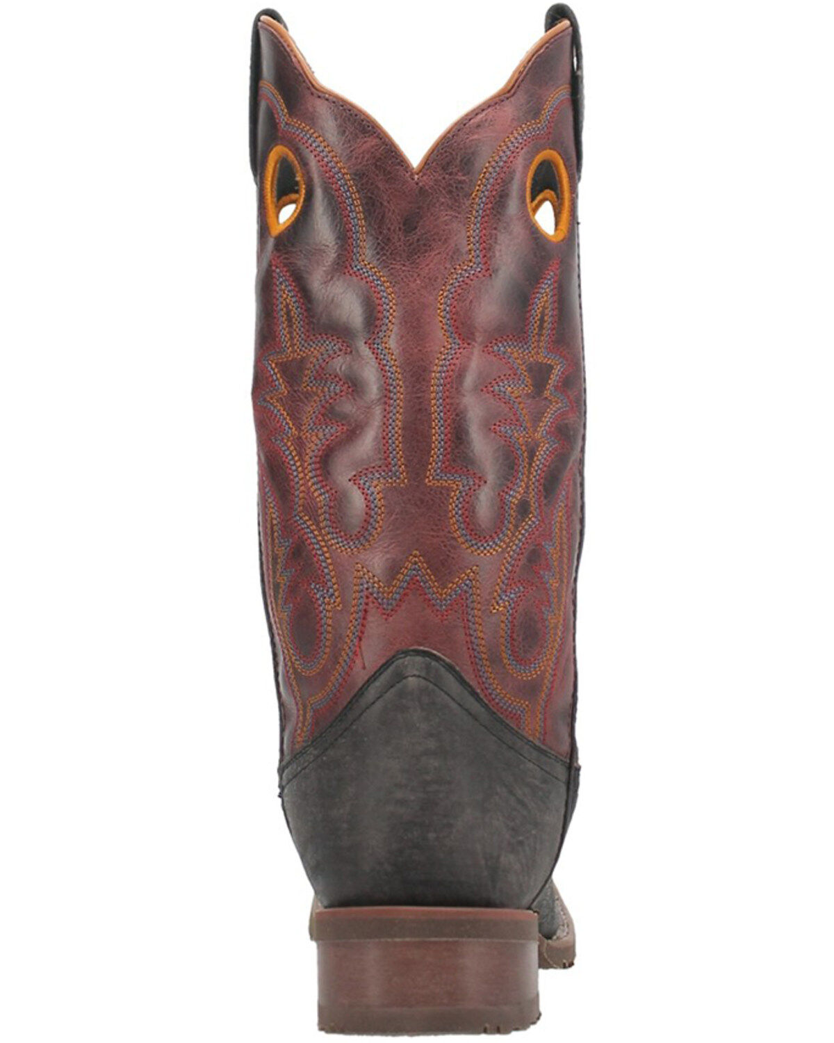 Image #5 - Laredo Men's Isaac Western Boots - Broad Square Toe, Black, hi-res