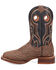 Image #3 - Dan Post Men's Elephant Print Performance Western Boots - Broad Square Toe, Brown, hi-res