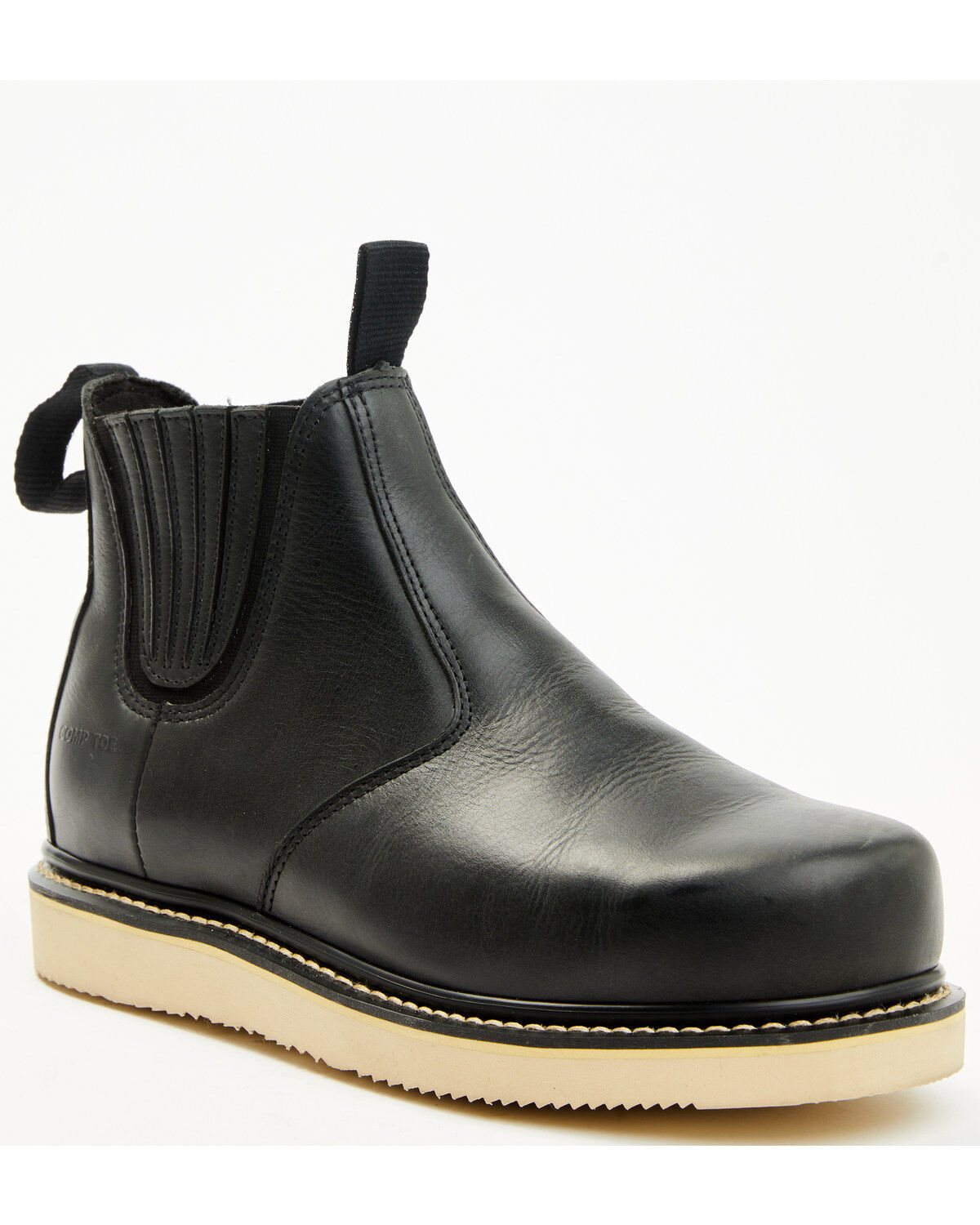 Hawx Women's 5" Chelsea Work Boots - Composite Toe, Black, hi-res