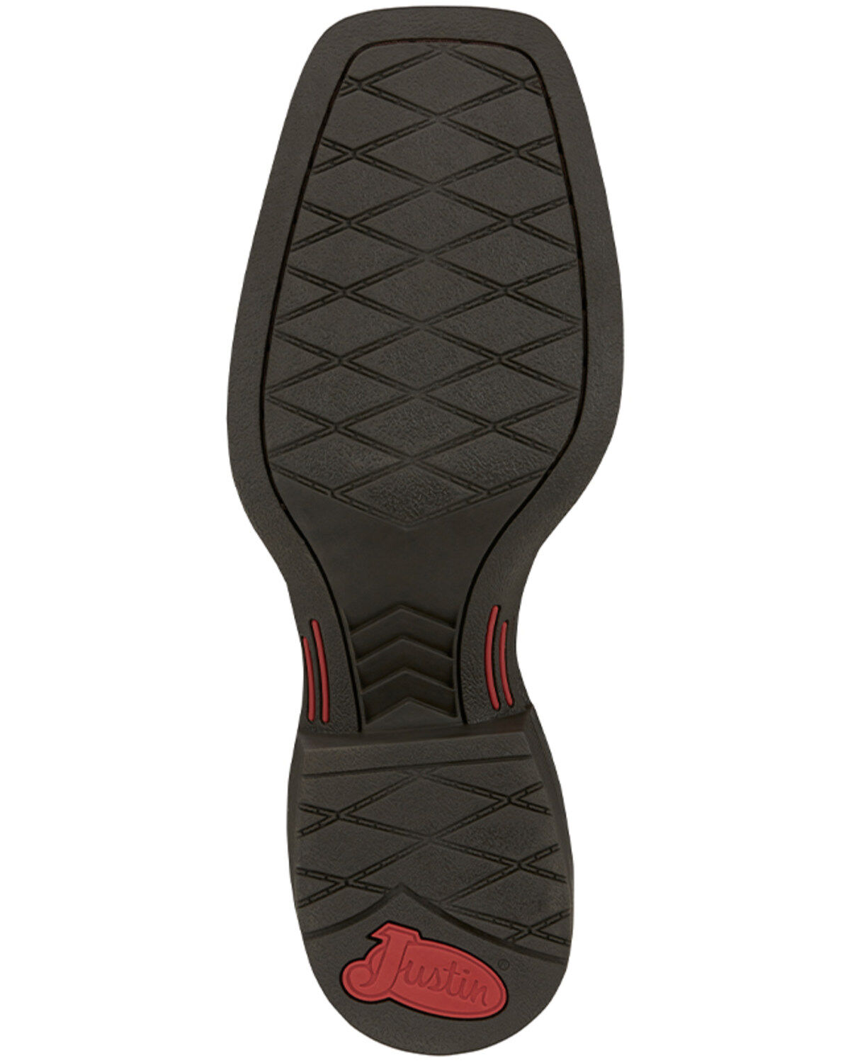 Image #7 - Justin Men's Stampede Bowline Western Boots - Broad Square Toe, Brown, hi-res