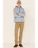 Image #2 - ATG by Wrangler Women's All-Terrain Anorak Windbreaker, Blue, hi-res