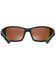 Image #4 - Hobie Men's Everglades Satin Black & Copper Frame Polarized Sunglasses, Black, hi-res