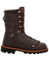 Image #2 - Rocky Men's Elk Stalker Waterproof Lace-Up Work Boots - Round Toe , Brown, hi-res