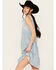 Image #2 - Roper Women's Sleeveless Embroidered Dress , Blue, hi-res