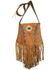 Image #1 - Kobler Leather Women's Beaded Shoulder Bag, Tan, hi-res