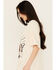 Image #2 - Rock & Roll Denim Women's Whiskey Graphic Short Sleeve T-Shirt Dress, Cream, hi-res