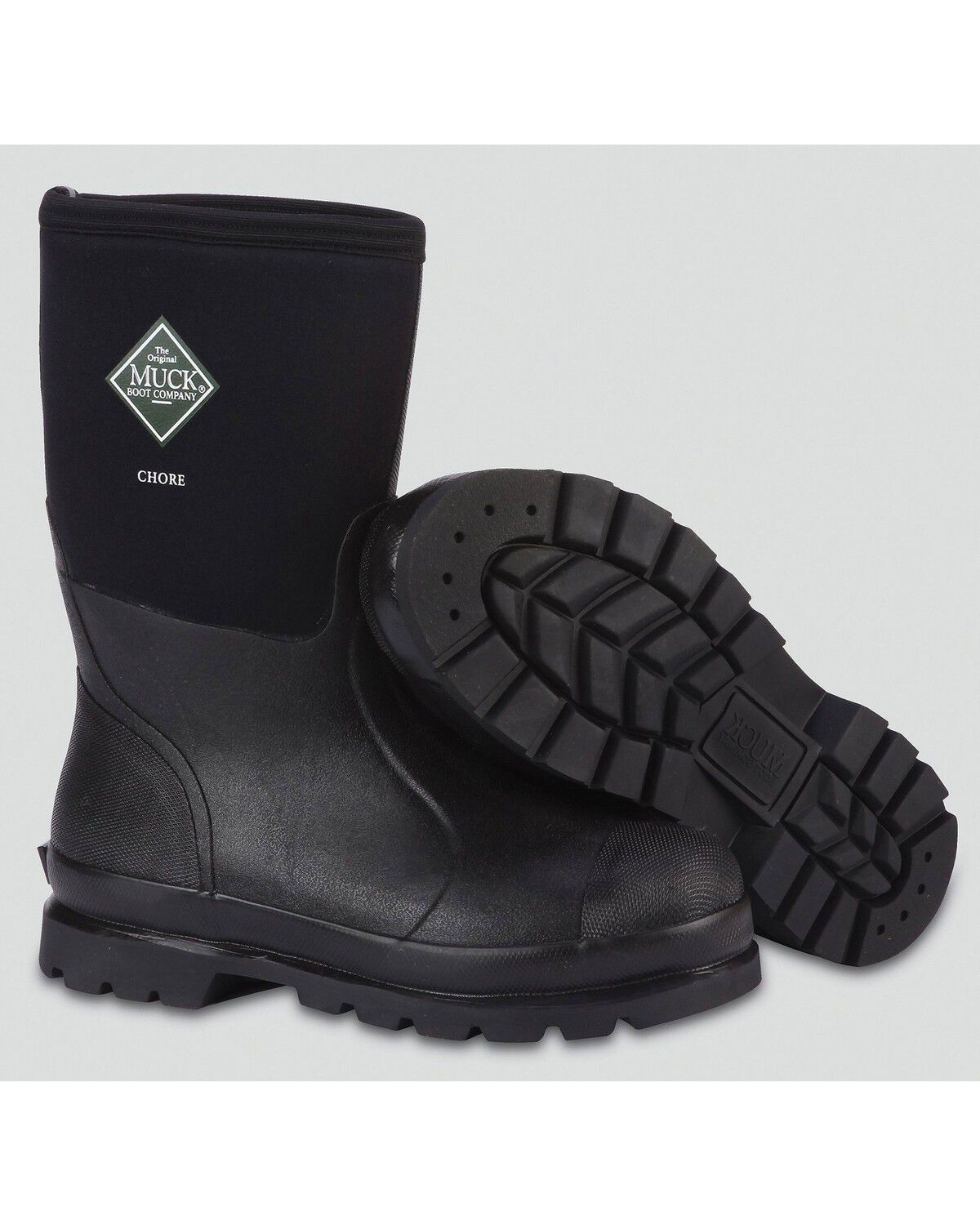 Muck Men's Chore Mid Work Boots, Black, hi-res
