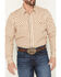 Image #3 - Gibson Trading Co Men's Sand Trap Striped Long Sleeve Snap Western Shirt - Tall, Tan, hi-res