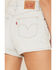 Image #4 - Levi's Women's High Rise Stripey Mom Denim Jean Shorts, Blue, hi-res