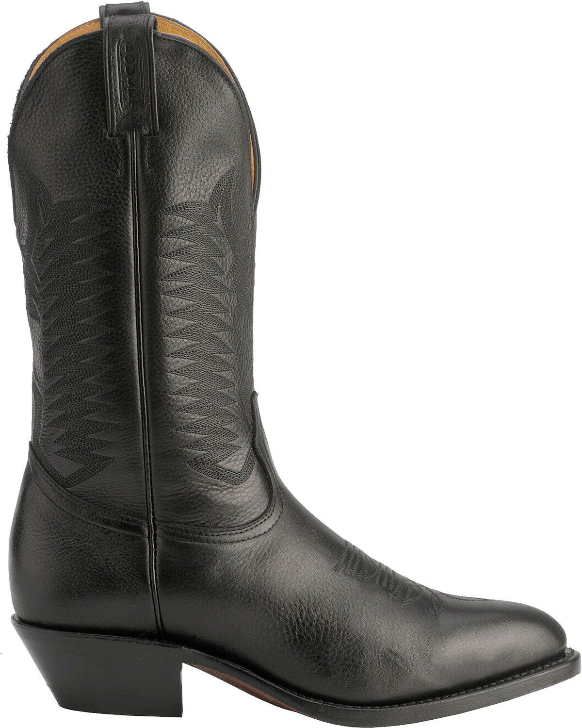 Image #2 - Boulet Men's Western Boots - Round Toe, Black, hi-res