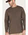 Image #2 - Hawx Men's Forge Work Pocket T-Shirt , Brown, hi-res