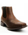 Image #1 - Ariat Men's Booker Ultra Chelsea Boots - Square Toe, Brown, hi-res