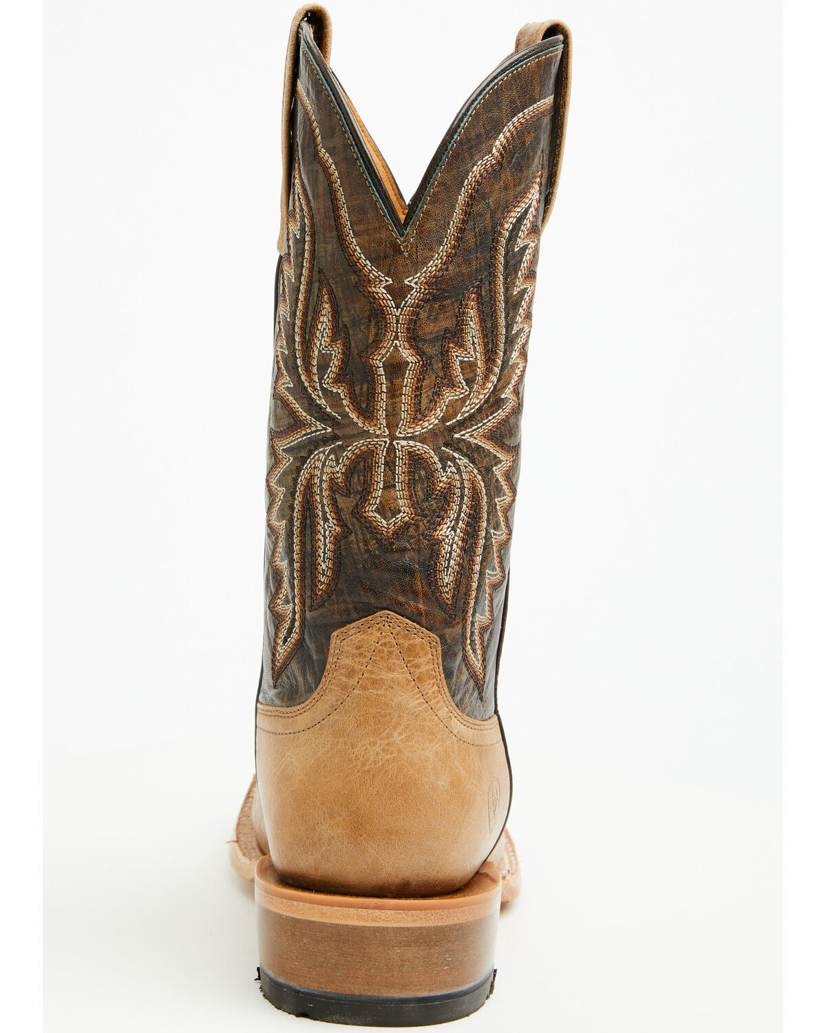 Image #5 - Ariat Men's Preston Western Boots - Broad Square Toe, Cream, hi-res