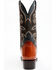 Image #5 - Dan Post Men's Eel Exotic Western Boots - Square Toe, Brown, hi-res