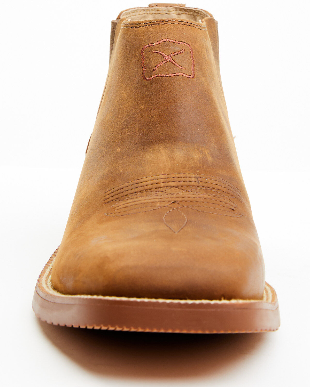 Image #4 - Twisted X Men's 4" Tech X&trade; Chelsea Boots - Broad Square Toe, Rust Copper, hi-res